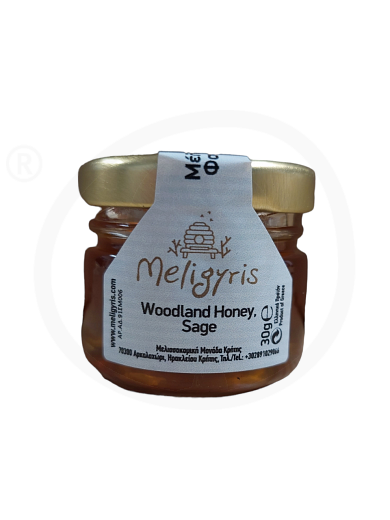 Μέλι δάσους & φασκομηλιάς, Κρήτης "Μελίγυρις" 30g 
