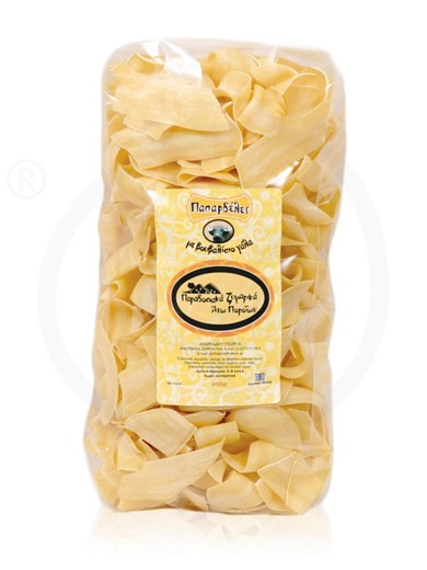 «Papardelle» traditional pasta with buffalo milk from Serres "Andreadou Georgia" 400g