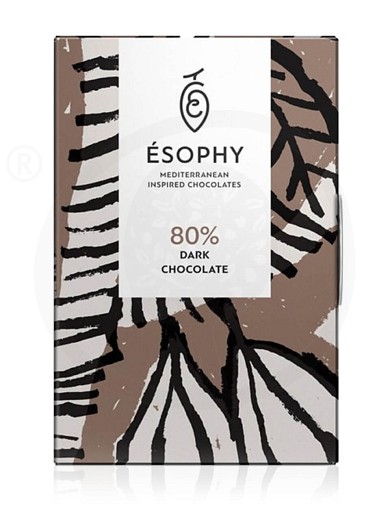 Σοκολάτα υγείας 80% "Ésophy" 50g